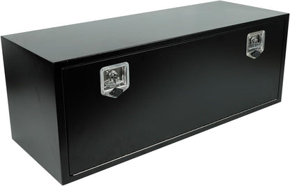 48" Underbody Truck Tool Box, Heavy Duty Steel Underbody Toolbox with T-Handle Lock & Weatherproof Seal, Lockable Truck Trailer Tool Box for Pickup, Semi Truck, RV, Flatbed, Tractor – 48 x 18 x 18