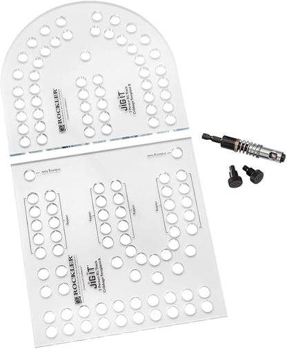 XL Cribbage Board Templates 2-Player Curved Track