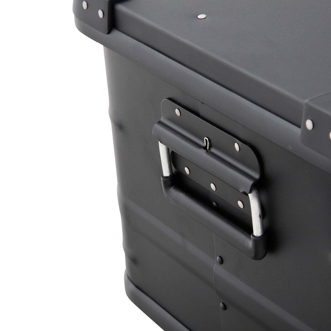 Overland Vehicle Systems Aluminum Box Storage 53QT - Universal Purpose - Heavy Duty Foldable Handles - Heavy Duty Nylon Interior Straps - Boxes are Stackable