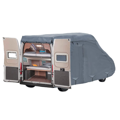 GEARFLAG Class C RV Cover Camper Cover fits 30'-33' with Anti-UV, Water-Resistant, Reinforced Windproof Straps for Van Cover Protection Durable - Ideal for rv & Trailer Covers