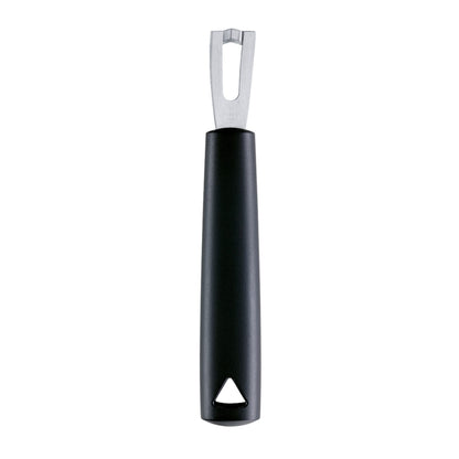 triangle Channel Knife - Triangular, V-Shaped Stainless Steel Blade - Fruit & Vegetable Carving Tool for Garnishing - GreenGrip Handle - Dishwasher Safe - Made in Germany