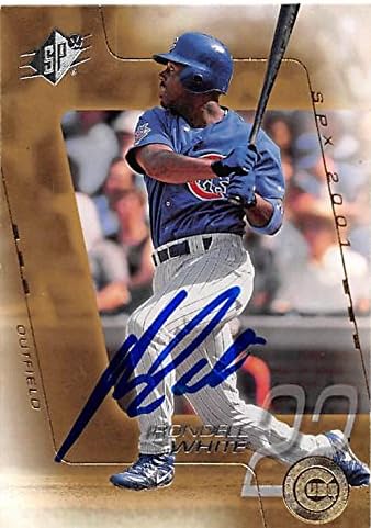 Sports Memorabilia Autograph Warehouse 248667 Rondell White Autographed Baseball Card - Chicago Cubs 2001 Upper Deck SP - No. 56