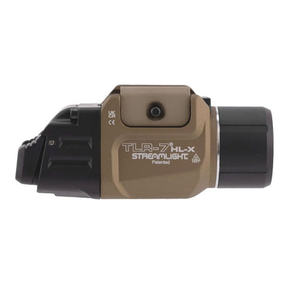 Streamlight 69459 TLR-7 HL-X USB 1000-Lumen 22000-Candela Rechargeable Rail Mounted Weapon Light with Interchangeable High & Low Switches and Key Kit, Flat Dark Earth