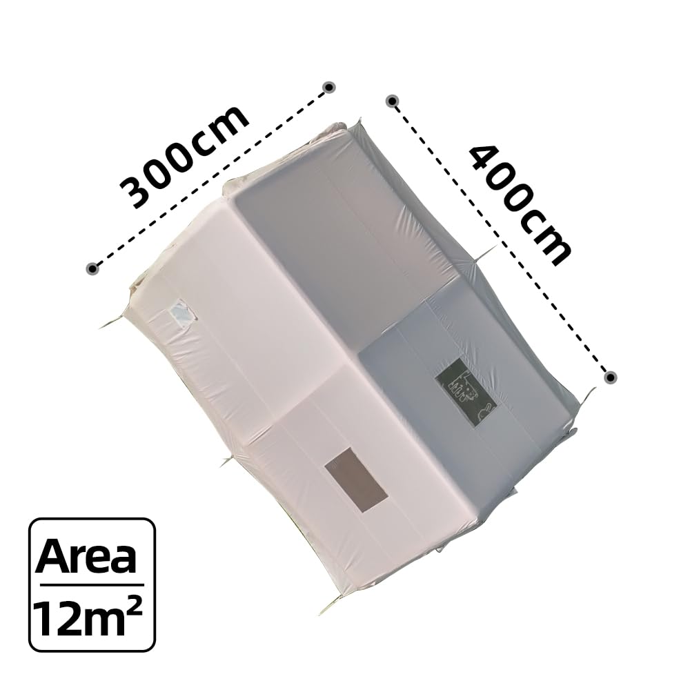 Inflatable Tents for Camping, Blow Up Tent with Hand Pump, Easy Setup 4 Season Inflatable Tent with Mesh & Chimney Window., Waterproof Oxford Air Tents for Camping 4/6/8/10/12 (157.5*118*78.7inch)