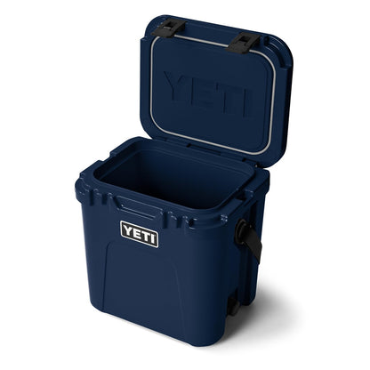 YETI Roadie 24 2.0 Hard Cooler with DoubleDuty Shoulder Strap and Drain Plug, Navy