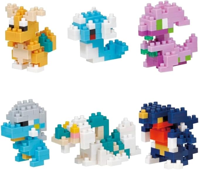 nanoblock - Pokémon - Type Dragon Set 1 (Blind Box Complete Set) mininano Series Building Kit