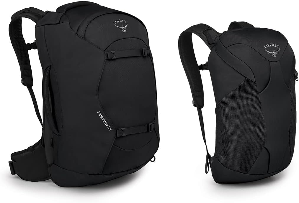 Osprey Fairview 55L Women's Travel Backpack, Black