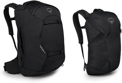 Osprey Fairview 55L Women's Travel Backpack, Black