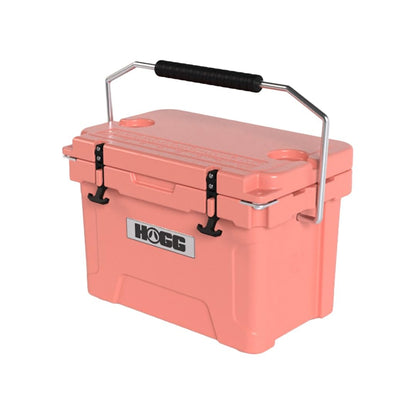 Small Ice Cooler with Handle - 20qt Desert Flower, Portable Cooler, Insulated Ice Chest with Handle for Fishing and Camping with Dry Storage, Bottle Openers, and Cupholders