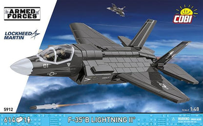 COBI Armed Forces F-35B Lightning II 1:48 Scale Building Set 614 Pieces