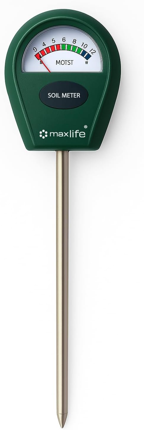 Moisture Meter - Skiennix Plant Soil Moisture Sensor for Indoor & Outdoor Use | No Battery Needed
