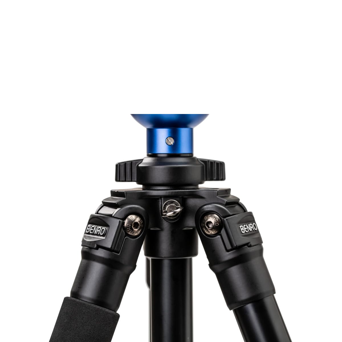 Benro A1573F Aluminum Tripod for Spotting Scopes, Binoculars, Outdoor Field Viewing, Leveling Base, Smooth Fluid Head w/Sliding QR Plate, Flip Locks, Case, Adjustable Legs, 62" Max Ht, 5.5lb Payload