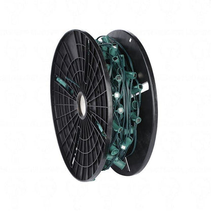 HLO Lighting Magnetic Christmas Light Stringer, E12 Magnetic Sockets, 500ft SPT-1 Wire, C7 Green, Model 1490379