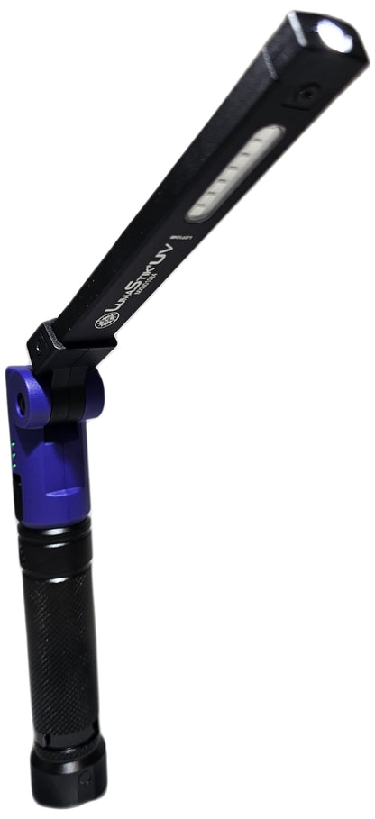 MAXXEON MXN01024 WorkStar LumaStik Combo Ulta-Violet (UV) and White Beam Inspection Light, 800 Lumen