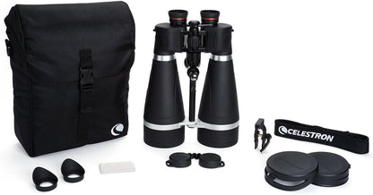 Celestron – SkyMaster Pro 20x80 Binocular – Outdoor and Astronomy Binocular – Large Aperture for Long Distance Viewing – Fully Multi-Coated XLT Coating – Tripod Adapter and Carrying Case Included