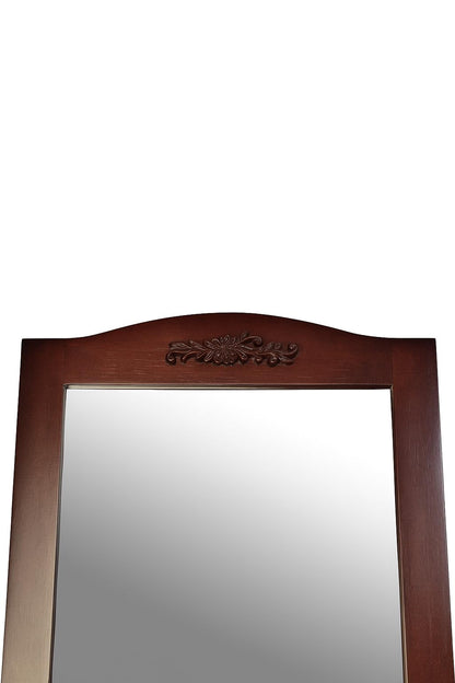 Proman Products Victoria Cheval Mirror, Walnut