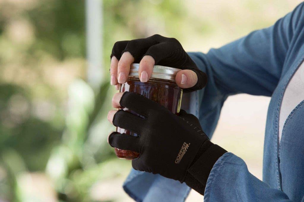 Copper Fit Unisex Hand Relief Compression Gloves