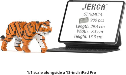 JEKCA Tiger 01S | Animal Plastic Building Blocks | Age 14+