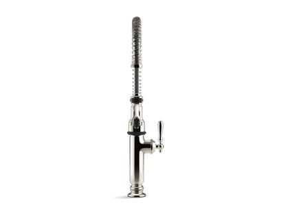 KOHLER Tournant Semi-Professional Pull-Down Kitchen Sink Faucet, Commercial Kitchen Faucet with Pull Down Sprayer, 77515-CP, Polished Chrome