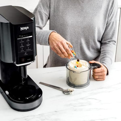 Ninja CREAMi Ice Cream Maker - Create Delicious Sorbets & Milkshakes | Includes 3 CREAMi Pints, Black