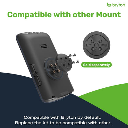 Bryton Rider S810 3.5 Inch Color Touchscreen GPS Bike/Cycling Computer, 50H Battery Life, Offline Maps & Navigation, Advanced Climb Challenge 2.0, Live Tracking (Rider S810E (Device Only))