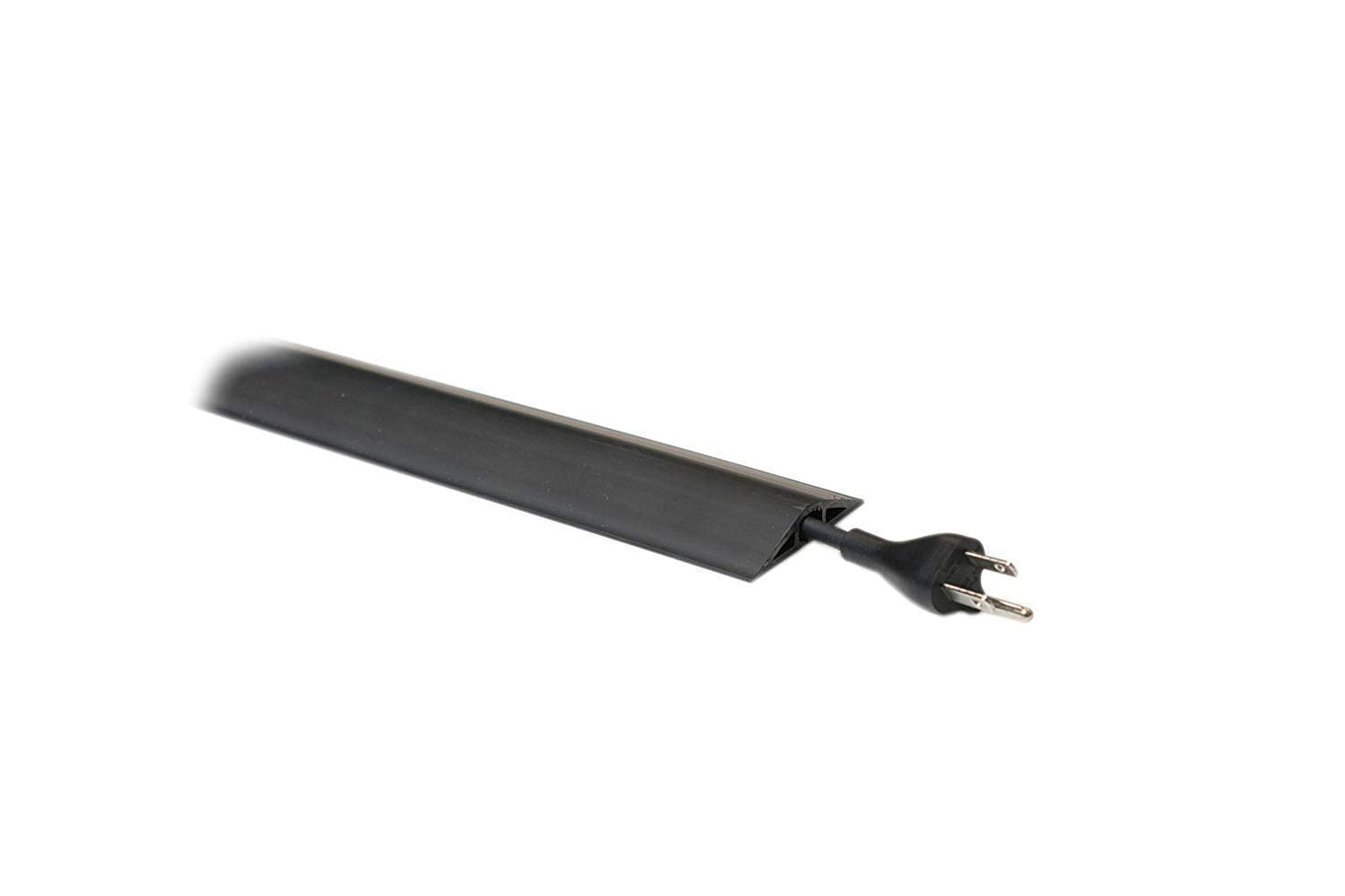 Legrand Wiremold CDBK-50 Corduct 50 Foot Cord Cover for Floors, Holds 1 Cord or Cable, Black (1 Pack)