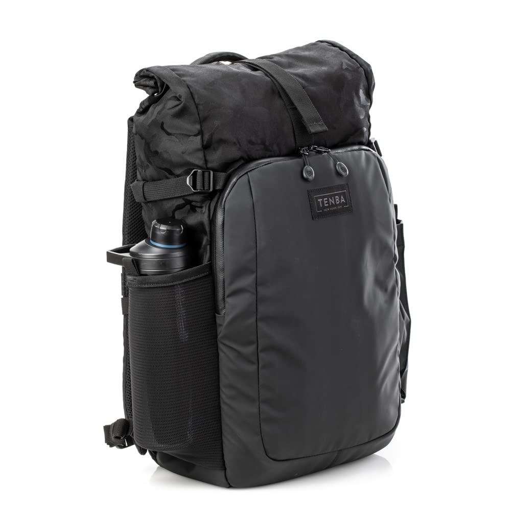 Tenba Fulton v2 14L All Weather Backpack for Mirrorless and DSLR cameras and lenses – Black/Black Camo (637-735)