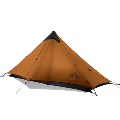 Night Cat Ultralight Tent 1 Person for Professional Backpacker Hiker 2 LBS Only Lanshan Backpacking Bivvy Ground Tent Heavy Rain Waterproof Trekking Pole Not Included