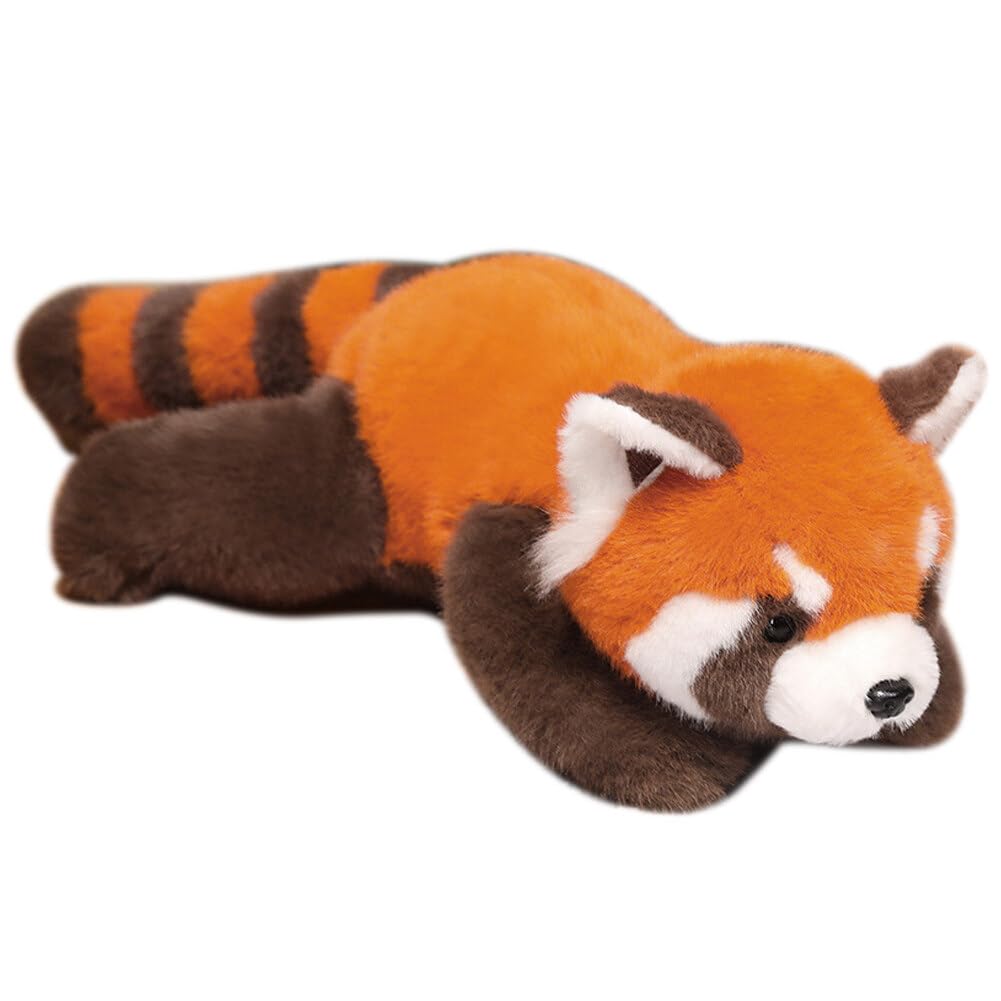 Weighted Red Panda Stuffed Animals, 25 in Cute Red Panda Plush Pillow Toys, Super Soft Hugging Plushie Birthday Gifts for Kids Adults