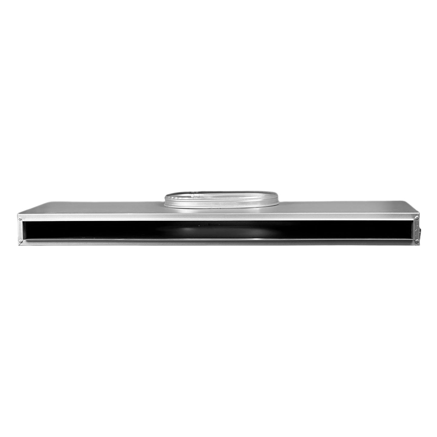 BUILDMART - 36" Plenum Box for [36" Linear Slot Diffuser - (1 Slot) Single Slot] Premium Insulated Galvanized Sheet Metal Plenum Box for Heating and Cooling - Texas Buildmart