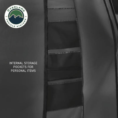 Overland Vehicle Systems - XD Nomadic 270/180 Awning Room Enclosure, Black Body, Black Trim (4 Walls & Floor)