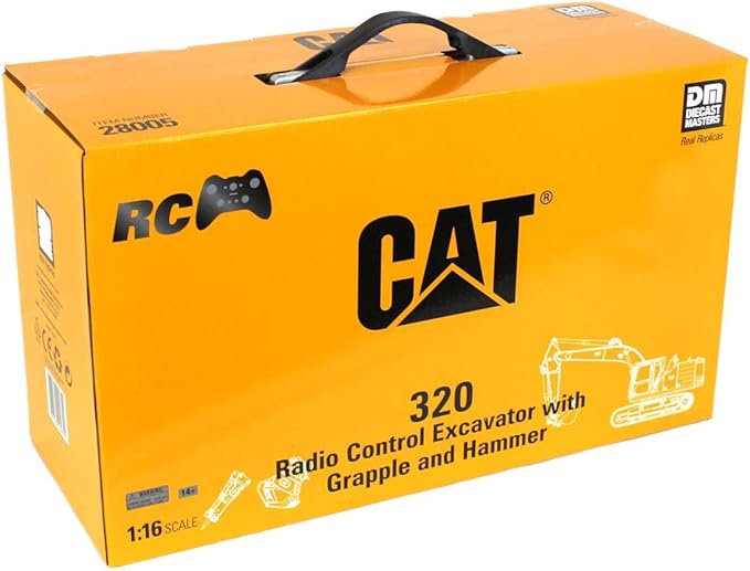 Diecast Masters DCM/Racemasters 28005 1:16 RC Cat 320 Hydraulic Excavator