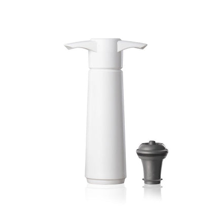 Vacu Vin Original Wine Saver with 1 Vacuum Bottle Stopper – Wine Preserver Pump for Red or White Wine – Manual Air Remover System – Airtight Seal – Keep Wine Fresh Longer – White