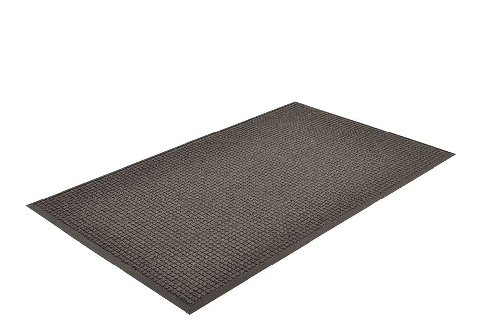 Notrax - 166S0410CH NoTrax 166 Guzzler Rubber-Backed Entrance Mat, for Home or Office 4' X 10' Charcoal, 4' Width x 10' Length