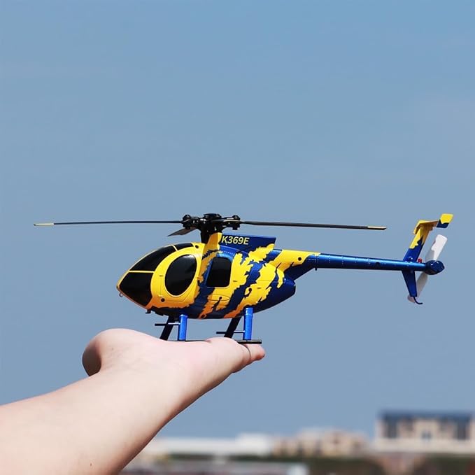 C184 MD500 RC Helicopter 2.4G 6-Gyro 4CH Stabilized Helicopter Remote Control Aircraft with Optical Flow Sensor for Adults Beginners Enthusiasts