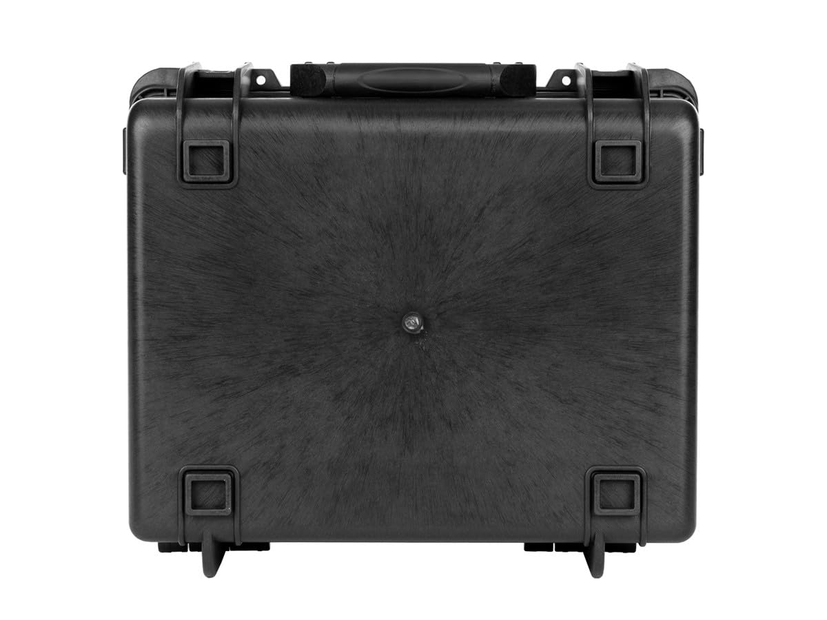 Monoprice Weatherproof Hard Case with Customizable Foam - Shockproof, IP67 Level Dust and Water Protection Up to 1 Meter Depth , 19in x 16in x 8in, 28.5 Liter, Black - Pure Outdoor Collection