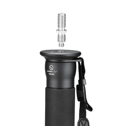 SUNWAYFOTO M3650C CF Monopod 36mm Top Section 10kg 22lb Max Load Carbon Fiber 1/4" / 3/8" Super Portable
