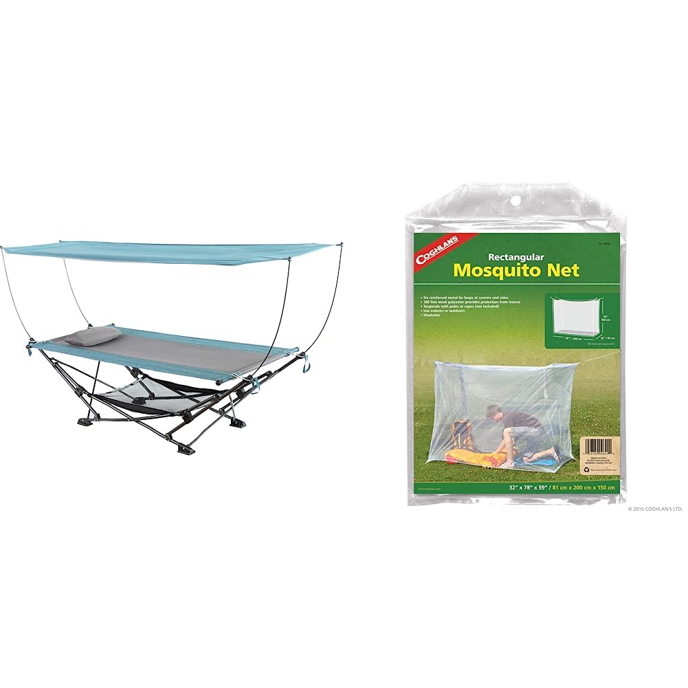 Mac Sports Collapsible Hammock and Coghlan's Mosquito Bed Net