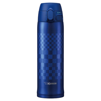 Zojirushi SM-TAE48AZ Stainless Vacuum Mug, 16 oz, Ichimatsu Blue