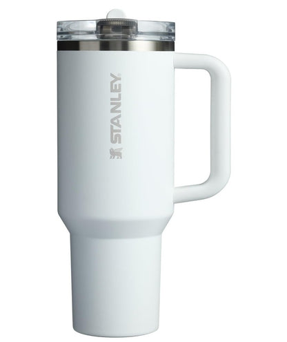 STANLEY Quencher ProTour Flip Straw Tumbler with Leakproof Lid 40 oz | Built-In Straw and Handle | Cup Holder Compatible for Travel | Insulated Stainless Steel Cup | BPA-Free | Frost