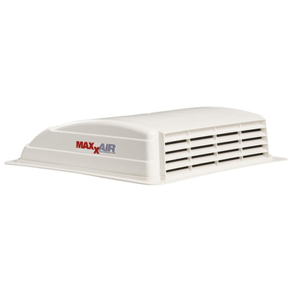 MAXXAIR Maxxfan Mini Plus Vent 6"" Single Speed Exhaust Fan - Quiet and Energy Efficient RV Ventilation & Lighting, White (00-03801)