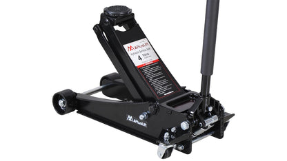 APlusLift FE400B 4 Ton Lower Profile Steel Racing Floor Jack with Dual Pistons Quick Lift Pump for Sport Utility Vehicle, Lifting Range 3-15/16"-21", Black…