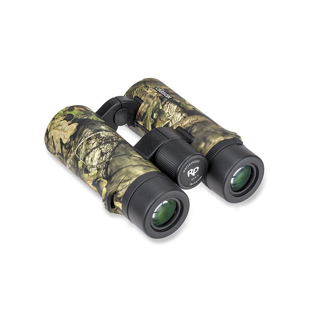 Carson RD Series 10x42mm Mossy Oak Camouflage Open Bridge Waterproof Binoculars (RD-042MO)