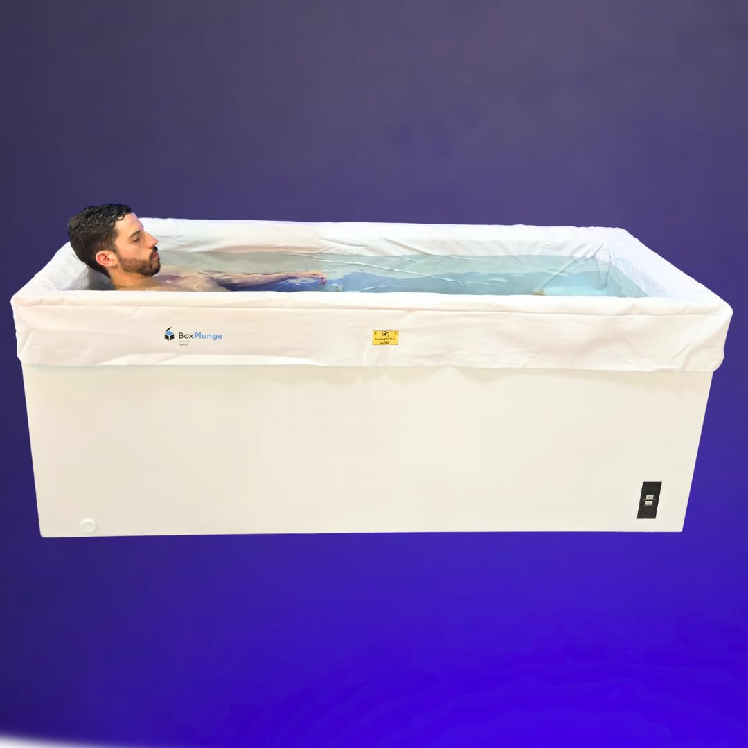Caplide BoxPlunge Cold Plunge Liner Box 10 and Box19. Chest Freezer 10 cu. ft. or 19cuft to Cold Plunge Liner. Plug and Play. Heavy Duty. Deep Freezer Liner (Box 19 (Large))