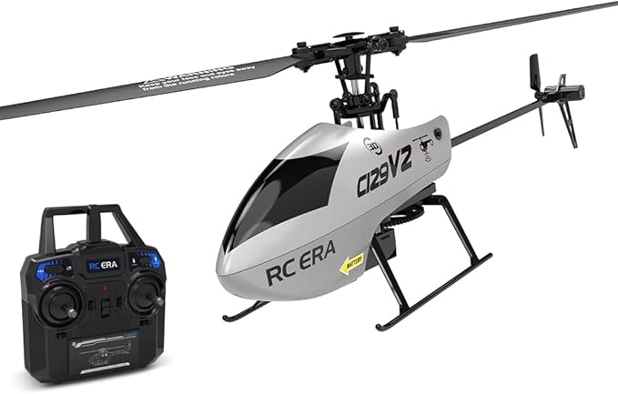 YuXiang C129 V2 4CH Flybarless Micro RC Helicopter w/ 6-Axis Gyro and Altitude Control - RTF (HELIDIRECT)