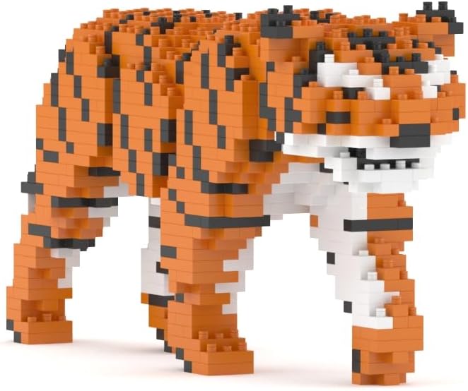 JEKCA Tiger 01S | Animal Plastic Building Blocks | Age 14+