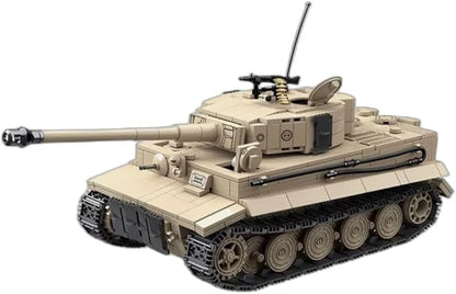 General Jim's WW2 Tiger I Heavy Tank - Authentic Replica Building Blocks Set (1361 Pieces)