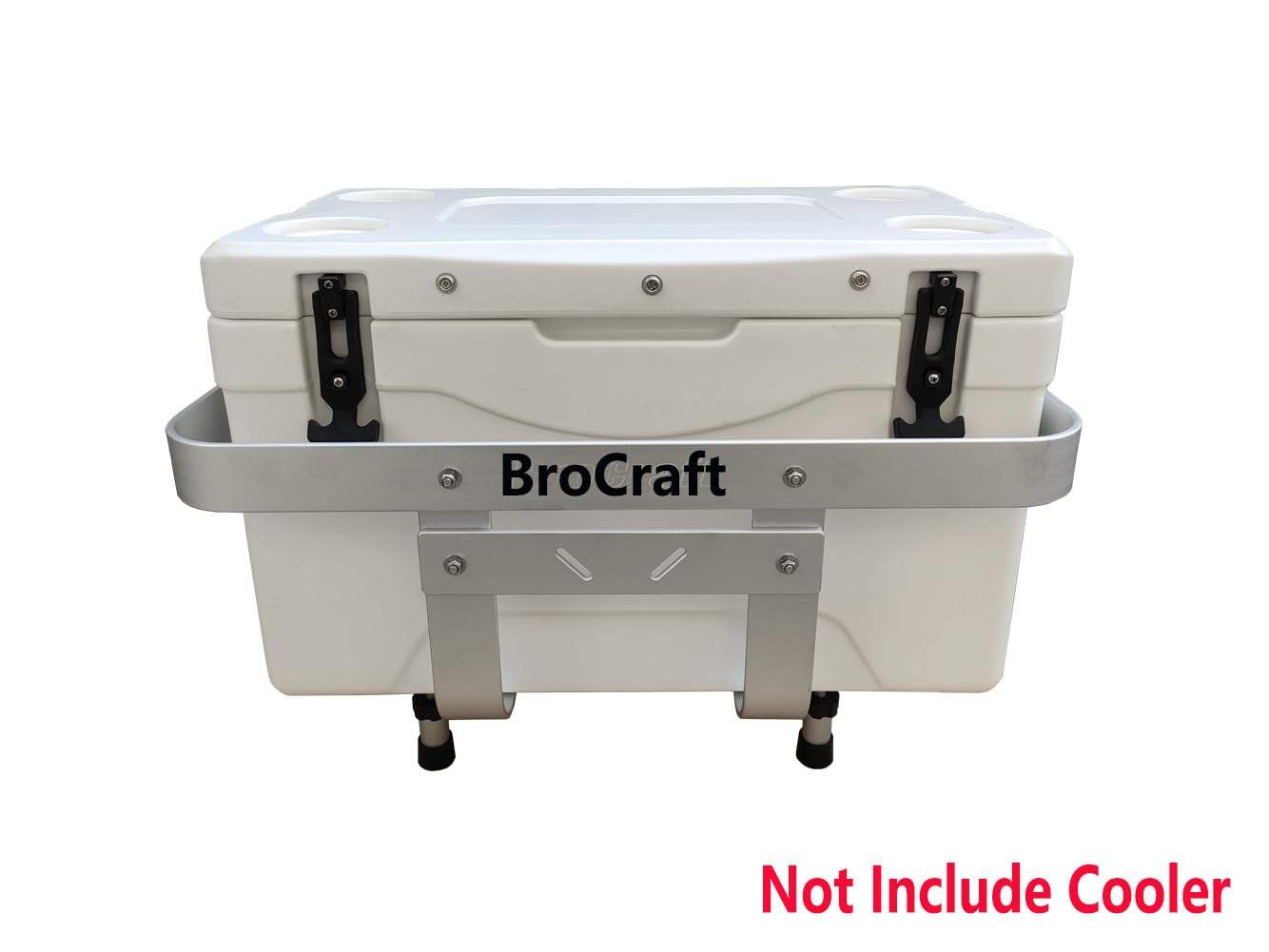 Brocraft Aluminum PWC Cargo Rack/Cooler Holder for Jet Ski /Cooler Holder Combo with Gas Plates / Jet Ski Rod Holder