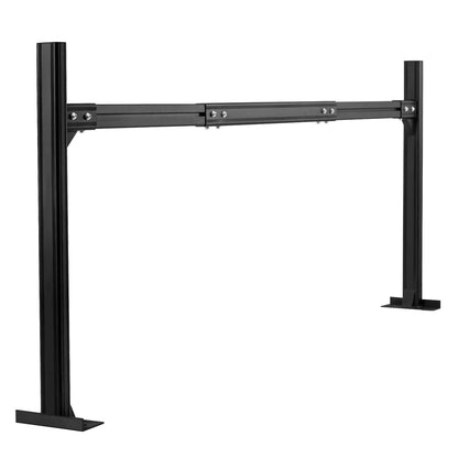 LMYYGOO Universal Adjustable Truck Ladder Rack Fits 62-80 Inch Pickup Beds (F-150, Silverado, RAM, Toyota Tundra) & Open/Enclosed Trailers, 800 LB Heavy Duty Rack for Ladders, Pipes, Kayak
