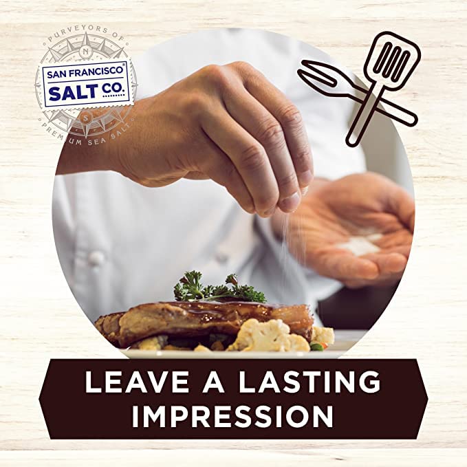 Italian Black Truffle Salt 2 lb. Bulk Bag by San Francisco Salt Company